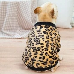 Soft Dog Clothes Dog Hoodies Coat Leopard Fleece Dog Sweatshirt For Medium Dogs Bulldog Pug Pet Shirt Clothing A5 XXL -Dog Supplies Store 41hPHXyPpdL. AC