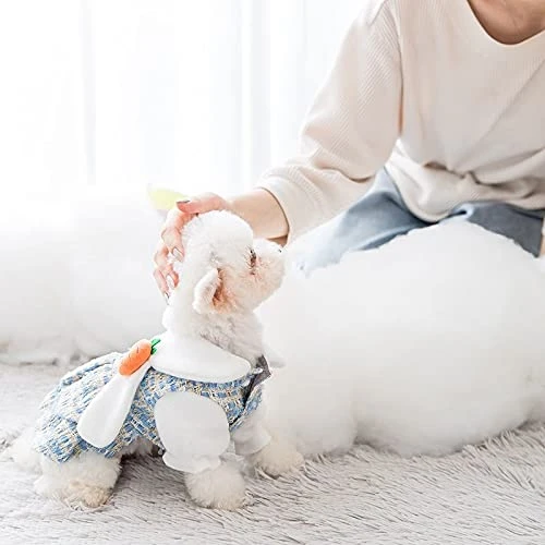 Cartoon Dog Clothes Rabbit Carrot Dresses Clothing For Dogs Small Super Pet Outfits Cute Autumn Winter Thick A1 L 3 Cartoon Dog Clothes Rabbit Carrot Dresses Clothing For Dogs Small Super Pet Outfits Cute Autumn Winter Thick A1 L - Image 3