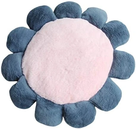 SONGBIRDTH Puppy Cat Round Flower Shape Cushion Plush Floor Mat Dog Carpet Pad Pet Supplies,Breathable Cotton Blend,Removable Easy To Clean Pink M 8 SONGBIRDTH Puppy Cat Round Flower Shape Cushion Plush Floor Mat Dog Carpet Pad Pet Supplies,Breathable Cotton Blend,Removable Easy To Clean Pink M - Image 8