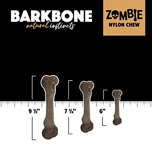Glade® Pet Qwerks Zombie BarkBone - Nylon Dog Bone For Moderate Chewers - Bacon Flavor - 9.5" 4 Glade® Pet Qwerks Zombie BarkBone - Nylon Dog Bone For Moderate Chewers - Bacon Flavor - 9.5" - Image 4
