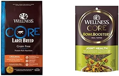 Wellness CORE Grain-Free High-Protein Large Breed Adult Dry Dog Food, Made In USA With Real Chicken & Natural Ingredients, With Glucosamine & Chondroitin To Support Joint Health (26-Pound Bag) 11 Wellness CORE Grain-Free High-Protein Large Breed Adult Dry Dog Food, Made In USA With Real Chicken & Natural Ingredients, With Glucosamine & Chondroitin To Support Joint Health (26-Pound Bag) - Image 11