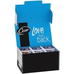 CESAR Wet Dog Food HOME DELIGHTS & Classic Loaf In Sauce Variety Pack, (36) 3.5 Oz. Easy Peel Trays