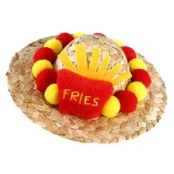 PATKAW 5pcs Cat Dog Straw Hat Mexican Outfit Mexico Hat Summer Outfits French Fry Costume Pet Headgear Cat Cap Decorative Dog Hat Pet Straw Hat Pet Costume Supplies To Weave Small Animals 11 PATKAW 5pcs Cat Dog Straw Hat Mexican Outfit Mexico Hat Summer Outfits French Fry Costume Pet Headgear Cat Cap Decorative Dog Hat Pet Straw Hat Pet Costume Supplies To Weave Small Animals -Dog Supplies Store 41mnDE4qZML