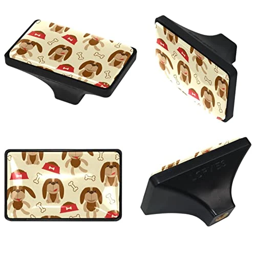 GENERIC 4 Pack Rectangular Handle Lovely Little Dog Bone Dog Food Cabinet Knobs Drawer Pulls 2 GENERIC 4 Pack Rectangular Handle Lovely Little Dog Bone Dog Food Cabinet Knobs Drawer Pulls - Image 2