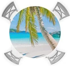 Savannan Round Tablecloth,Pug Puppy Cute Dog Pet Animal Elastic Edge Round Waterproof Fitted Table Cloth For Indoor Outdoor Dinning Fit Round Table Up To 55" - 60" -Dog Supplies Store 41nVnKFA7 L. AC