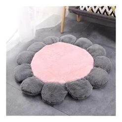 YangYan Super Soft Dog Bed Mat Round Washable Long Plush Dog Kennel Cat House Velvet Mats Sofa For Dog Chihuahua Dog Basket Pet Bed S/L (Color : C, Size : 55cm) -Dog Supplies Store 41nwGAedCPL