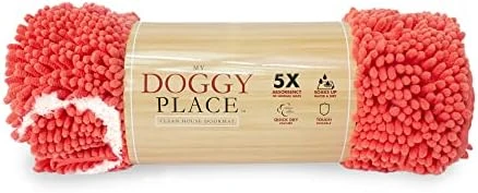 My Doggy Place Microfiber Dog Mat For Muddy Paws, 31" X 20" Charcoal With Paw Print - Absorbent And Quick-Drying Dog Paw Cleaning Mat, Washer And Dryer Safe - Non-Slip Rubber Backed Pet Mat, Medium 12 My Doggy Place Microfiber Dog Mat For Muddy Paws, 31" X 20" Charcoal With Paw Print - Absorbent And Quick-Drying Dog Paw Cleaning Mat, Washer And Dryer Safe - Non-Slip Rubber Backed Pet Mat, Medium - Image 12