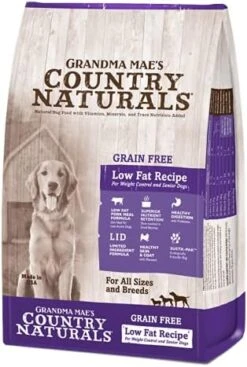 Grandma Mae's Country Naturals Grain Free Dry Dog Food 4 LB Chicken Recipe -Dog Supplies Store 41oca2ILGL. AC