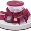 TRIXIE Pet Products Tunnel Self Feeder For Cats, Cranberry
