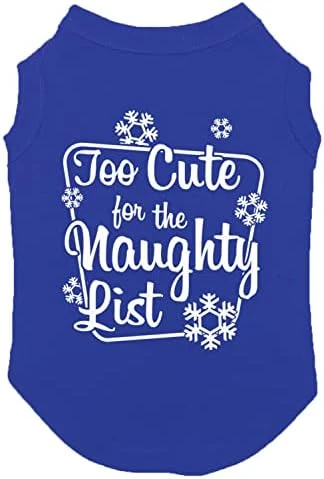 Too Cute For The Naughty List - Adorable Dog Shirt (Dark Gray, Small) 10 Too Cute For The Naughty List - Adorable Dog Shirt (Dark Gray, Small) - Image 10