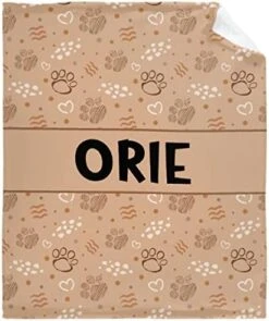Personalized Dog Paws Blanket With Picture&Name For Pet Lover,Soft Fleece Flannel Blanket Pet Dog Lover Gift | Cat Lover Gift | Dog Mom |Cat Lady |Mother Gifts 60"x50" For Teens -Dog Supplies Store 41pxgslYa8L. AC