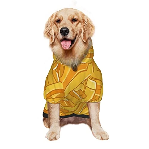 Fries Pattern Fast Food Pet Dog Hoodie Costume Pets Wear Hoodies Winter Coat Cloth Sweaters Sweatshirts Jacket Pullover 3 Fries Pattern Fast Food Pet Dog Hoodie Costume Pets Wear Hoodies Winter Coat Cloth Sweaters Sweatshirts Jacket Pullover - Image 3