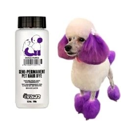 OPAWZ Semi-Permanent Dog Hair Dye, Food-Grade Pigment Dog Dye, Non-Toxic Pet Hair Dye For Dogs, Cats And All Pets Can Be Bathed (Dahlia Purple)
