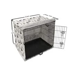 Lunarable Food Dog Crate Cover, Monochrome Traditional Cuisine Noodle Dish In Bowl With Chopsticks, Easy To Use Pet Kennel Cover For Small Dogs Puppies Kittens, 22 Inch, Charcoal Grey And White 12 Lunarable Food Dog Crate Cover, Monochrome Traditional Cuisine Noodle Dish In Bowl With Chopsticks, Easy To Use Pet Kennel Cover For Small Dogs Puppies Kittens, 22 Inch, Charcoal Grey And White -Dog Supplies Store 41shfsBIkQL