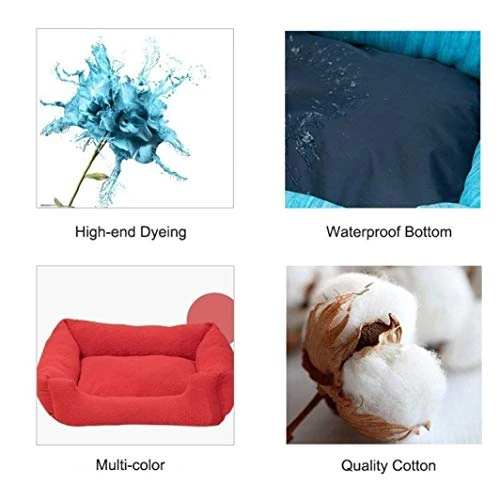 SENERY Two-Sided Washable Pet Dog Bed 4 Colors Puppy Nest Durable Sofa House Dog Waterproof Bottom Kennel 2 SENERY Two-Sided Washable Pet Dog Bed 4 Colors Puppy Nest Durable Sofa House Dog Waterproof Bottom Kennel - Image 2