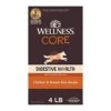 Wellness CORE Digestive Health Dry Dog Food With Wholesome Grains, Highly Digestible, For Dogs With Sensitive Stomachs, Made In USA With Real Chicken (Adult, 4-Pound Bag)