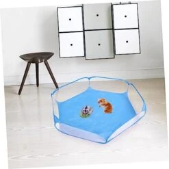 1pc Outdoor Pet Fence Pet Playpen Outdoor Fence For Hamster Tent Summer Pet Tent Pet Tent Guinea Pig The Fence Summer Blue Food Outdoor Tent -Dog Supplies Store 41u03zzbutL