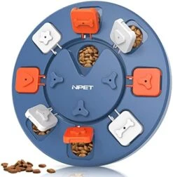 NPET Dog Puzzle Toy, Interactive Dog Toys For Small & Medium Dogs, Dog Enrichment Toys For Pet IQ Training & Mental Enrichment (Green, Level 1) -Dog Supplies Store 41uW5trxw5L. AC