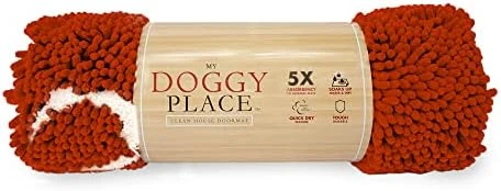 My Doggy Place Microfiber Dog Mat For Muddy Paws, 31" X 20" Charcoal With Paw Print - Absorbent And Quick-Drying Dog Paw Cleaning Mat, Washer And Dryer Safe - Non-Slip Rubber Backed Pet Mat, Medium 11 My Doggy Place Microfiber Dog Mat For Muddy Paws, 31" X 20" Charcoal With Paw Print - Absorbent And Quick-Drying Dog Paw Cleaning Mat, Washer And Dryer Safe - Non-Slip Rubber Backed Pet Mat, Medium - Image 11