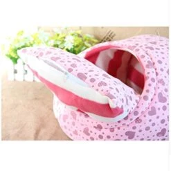 SENERY Warm Princess Pet Home Bed Dog Nest Small Cat House Kennel Cute Slipper Design Washable Pet Dog Cushion -Dog Supplies Store 41vd9n6o4zL