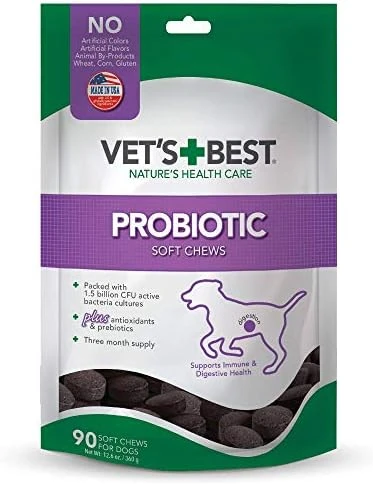 Vet's Best Probiotic Soft Chews Dog Supplements | Supports Dog Digestive Health | Promotes A Healthy Gut | 30 Day Supply 8 Vet's Best Probiotic Soft Chews Dog Supplements | Supports Dog Digestive Health | Promotes A Healthy Gut | 30 Day Supply - Image 8