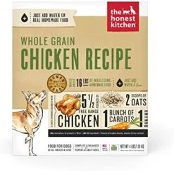 The Honest Kitchen Human Grade Dehydrated Whole Grain Dog Food – Complete Meal Or Dog Food Topper – Turkey 7 Lb (Makes 28 Lbs) -Dog Supplies Store 41wUDkTXnhL. AC