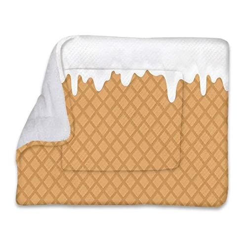 GENERIC Yellow Dog Bed Mat Breakfast Food Cartoon Like Image Puppy Dog Blanket Pet Blanket Small Dog Indoor Cat Kitten Fast Food Dessert 18" X 22" 2 GENERIC Yellow Dog Bed Mat Breakfast Food Cartoon Like Image Puppy Dog Blanket Pet Blanket Small Dog Indoor Cat Kitten Fast Food Dessert 18" X 22" - Image 2