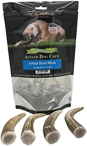 Deluxe Naturals Elk Antler Chews For Dogs | Naturally Shed USA Collected Elk Antlers | All Natural A-Grade Premium Elk Antler Dog Chews | Product Of USA, 1-LB Pack Large Cuts 7 Deluxe Naturals Elk Antler Chews For Dogs | Naturally Shed USA Collected Elk Antlers | All Natural A-Grade Premium Elk Antler Dog Chews | Product Of USA, 1-LB Pack Large Cuts - Image 7