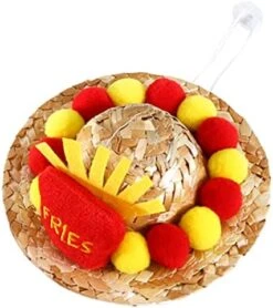 5pcs Cat Dog Straw Hat Trendy Hats Summer Clothing Dresses Trendy Pet Costume Hat Pet Cosplay Costume Small Animals Hat Hats For Dog Wear-Resistant Pet Hat Delicate Cat Hat Food 19 5pcs Cat Dog Straw Hat Trendy Hats Summer Clothing Dresses Trendy Pet Costume Hat Pet Cosplay Costume Small Animals Hat Hats For Dog Wear-Resistant Pet Hat Delicate Cat Hat Food -Dog Supplies Store 41yUooVZ3TL. AC