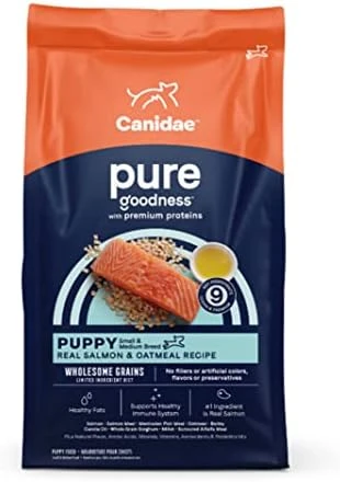CANIDAE Pure Limited Ingredient Premium Puppy Dry Dog Food, Real Salmon & Oatmeal Recipe, 22 Lbs, With Wholesome Grains 5 CANIDAE Pure Limited Ingredient Premium Puppy Dry Dog Food, Real Salmon & Oatmeal Recipe, 22 Lbs, With Wholesome Grains - Image 5
