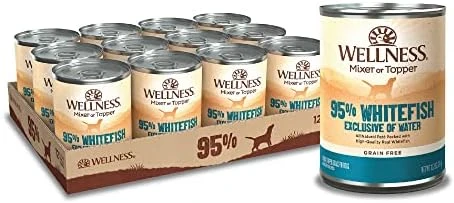 Wellness 95% Chicken Natural Wet Grain Free Canned Dog Food, 13.2-Ounce Can (Pack Of 12) 9 Wellness 95% Chicken Natural Wet Grain Free Canned Dog Food, 13.2-Ounce Can (Pack Of 12) - Image 9