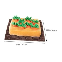 Hohopeti Pet Training Mat Mater Toy Dog Food Puppy Washable Carpet Brain Toy Interactive Feeding Mat Washable Runner Rugs Carrot Land Dog Toy Puppy Plaything Dog Foraging Mat Bottle -Dog Supplies Store 41zzLEcCKsL