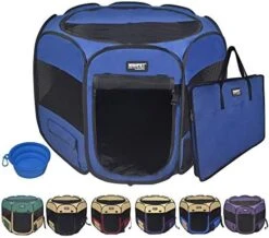 WINiPET 2-Door Folding Soft Pet Playpen (2 Year Warranty), Plus Carrying Bag And Food Grade Silicone Bowl, 10-Size And 12-Color Portable Dog Cat Playpen, Exercise Pen, Indoor & Outdoor Pet Home 28 WINiPET 2-Door Folding Soft Pet Playpen (2 Year Warranty), Plus Carrying Bag And Food Grade Silicone Bowl, 10-Size And 12-Color Portable Dog Cat Playpen, Exercise Pen, Indoor & Outdoor Pet Home -Dog Supplies Store 51 OZ2BQYL. AC