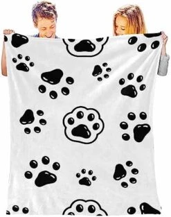 InterestPrint Bed Blankets Dog Paw Bone Food Bowl Ball Toy Throw Blanket For Couch Durable Blanket Warm Blanket For Everyone 70"(W) X 80"(L) 23 InterestPrint Bed Blankets Dog Paw Bone Food Bowl Ball Toy Throw Blanket For Couch Durable Blanket Warm Blanket For Everyone 70"(W) X 80"(L) -Dog Supplies Store 51 pNCmdTiL. AC