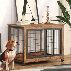 Dog Crate Furniture, Wooden Dog Cages House Pet Kennels With Double Doors And Drawer Indoor End Table Furniture For Medium Large Dog, 30" Grey 21 Dog Crate Furniture, Wooden Dog Cages House Pet Kennels With Double Doors And Drawer Indoor End Table Furniture For Medium Large Dog, 30" Grey -Dog Supplies Store 51 uRd1nuL. AC