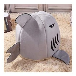 YangYan Dog House Shark Washable House Pet Bed Shark Dog Bed Cat Beds; Mats House Sleeping Sofa Bed Removable Cushion S/M For Dog Cat (Color : Pink, Size : M 0 4kg) -Dog Supplies Store 511IbRWfJwL