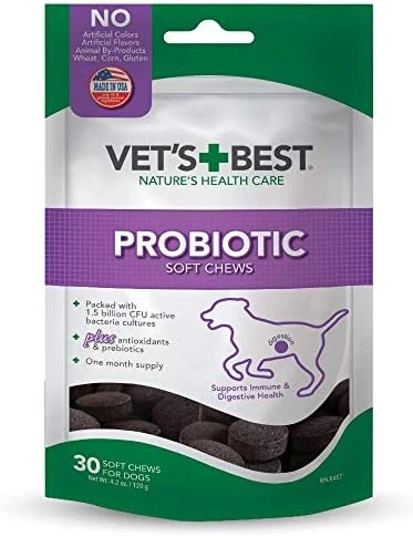 Vet's Best Probiotic Soft Chews Dog Supplements | Supports Dog Digestive Health | Promotes A Healthy Gut | 30 Day Supply 7 Vet's Best Probiotic Soft Chews Dog Supplements | Supports Dog Digestive Health | Promotes A Healthy Gut | 30 Day Supply - Image 7