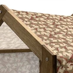 Ambesonne Mushroom Wooden Pet House, Organic Food Porcini Mushroom With Vintage Grunge Display Harvest Farmland, Indoor & Outdoor Portable Dog Kennel With Pillow And Cover, Medium, Cocoa Brown Beige 19 Ambesonne Mushroom Wooden Pet House, Organic Food Porcini Mushroom With Vintage Grunge Display Harvest Farmland, Indoor & Outdoor Portable Dog Kennel With Pillow And Cover, Medium, Cocoa Brown Beige -Dog Supplies Store 512aenLa3RL