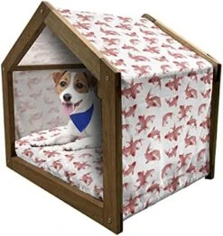 Lunarable Vegetables Wooden Dog House, Ornate Food Garlic Pepper Cauliflower Delicious Plants Image, Outdoor & Indoor Portable Dog Kennel With Pillow And Cover, X-Large, Lime Green Yellow 20 Lunarable Vegetables Wooden Dog House, Ornate Food Garlic Pepper Cauliflower Delicious Plants Image, Outdoor & Indoor Portable Dog Kennel With Pillow And Cover, X-Large, Lime Green Yellow -Dog Supplies Store 513ebX6ZOjL. AC