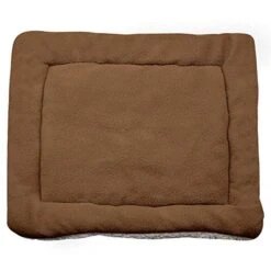 Kuntrona Warm Soft Fleece Dog Beds Mat For Large Small Dogs Crate Cushion Pet Blanket Furry Bed Sofa For Dogs Cats Washable Comfort Brown 68x49cm