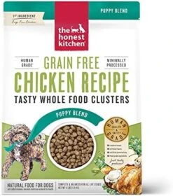 The Honest Kitchen Whole Food Clusters Puppy Whole Grain Chicken Dry Dog Food, 4 Lb Bag -Dog Supplies Store 514Wevz47kL. AC