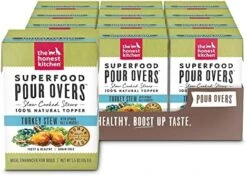 The Honest Kitchen Dogs Superfood POUR OVERS Lamb& Beef Stew Pack Of 12, Pumpkin, 5.5 Ounces -Dog Supplies Store 515fBRJbffL. AC