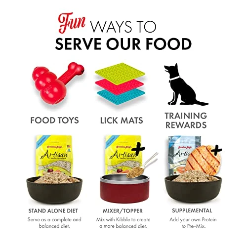 Grandma Lucy's Artisan Dog Food, Grain Free And Freeze-Dried - Artisan Chicken, 3Lb Bag 5 Grandma Lucy's Artisan Dog Food, Grain Free And Freeze-Dried - Artisan Chicken, 3Lb Bag - Image 5