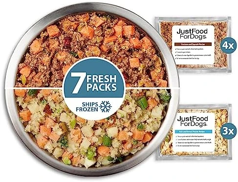 JustFoodForDogs Frozen Fresh Human Grade Dog Food, Fresh Starter Pack, (5.5 Oz - 9 Pack) 11 JustFoodForDogs Frozen Fresh Human Grade Dog Food, Fresh Starter Pack, (5.5 Oz - 9 Pack) - Image 11
