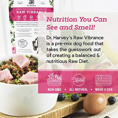 Dr. Harvey's Raw Vibrance Grain Free Dehydrated Foundation For Raw Diet Dog Food (6 Pounds) 2 Dr. Harvey's Raw Vibrance Grain Free Dehydrated Foundation For Raw Diet Dog Food (6 Pounds) - Image 2