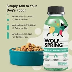 Wolf Spring Weight Management Food Topper And Toy Set: Optimal Wellness For Your Pup - Promote Weight Control, Mental Stimulation, And Active Play For A Healthy, Happy Dog! 9 Wolf Spring Weight Management Food Topper And Toy Set: Optimal Wellness For Your Pup - Promote Weight Control, Mental Stimulation, And Active Play For A Healthy, Happy Dog! -Dog Supplies Store 517MnRBatiL