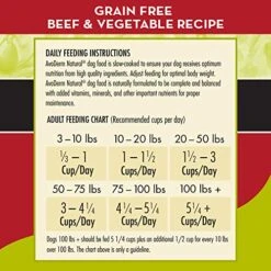 AvoDerm Natural Grain Free Beef & Vegetables Recipe All Life Stages Dry Dog Food 24 Lb -Dog Supplies Store 517wI3CDisL