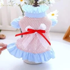Puppy Cat Dog Wedding Princess Dress Skirt Summer Pet Clothes For Small Dogs Clothing Yorkshire Maltese Dresses A6 L -Dog Supplies Store 518WLtIh2XL. AC