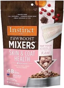 Instinct Freeze Dried Raw Boost Mixers Grain Free Gut Health All Natural Dog Food Topper, 5.5 Ounce (Pack Of 1) 27 Instinct Freeze Dried Raw Boost Mixers Grain Free Gut Health All Natural Dog Food Topper, 5.5 Ounce (Pack Of 1) -Dog Supplies Store 518ptyARxZL. AC