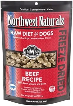 Northwest Naturals Freeze Dried Raw Diet For Dogs Freeze Dried Nuggets Dog Food – Lamb – Grain-Free, Gluten-Free Pet Food, Dog Training Treats – 12 Oz. -Dog Supplies Store 519oBXD61sL. AC